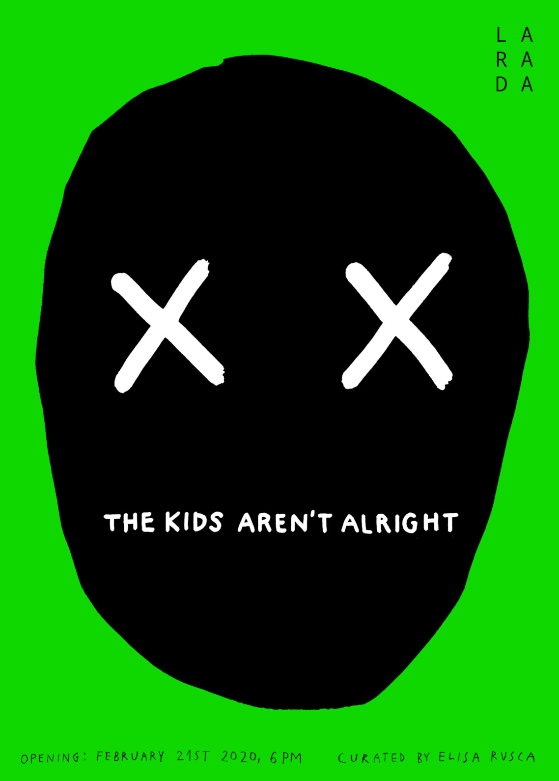 21.02.20 – 13.06.20 | THE KIDS AREN’T ALRIGHT